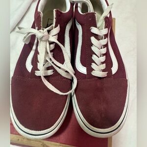 Old stool Vans burgundy
